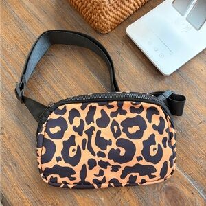 Chic Animal Print Belt Bag